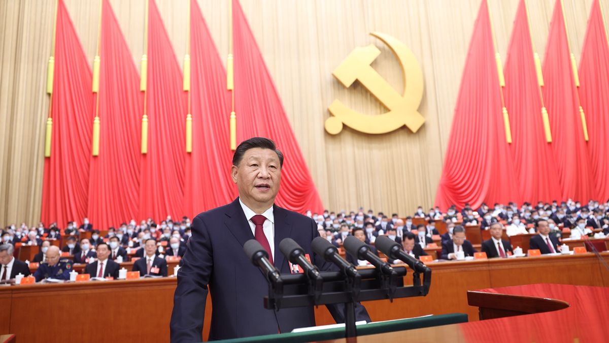 近平代表第十九屆中央委員會向黨的二十大作報告