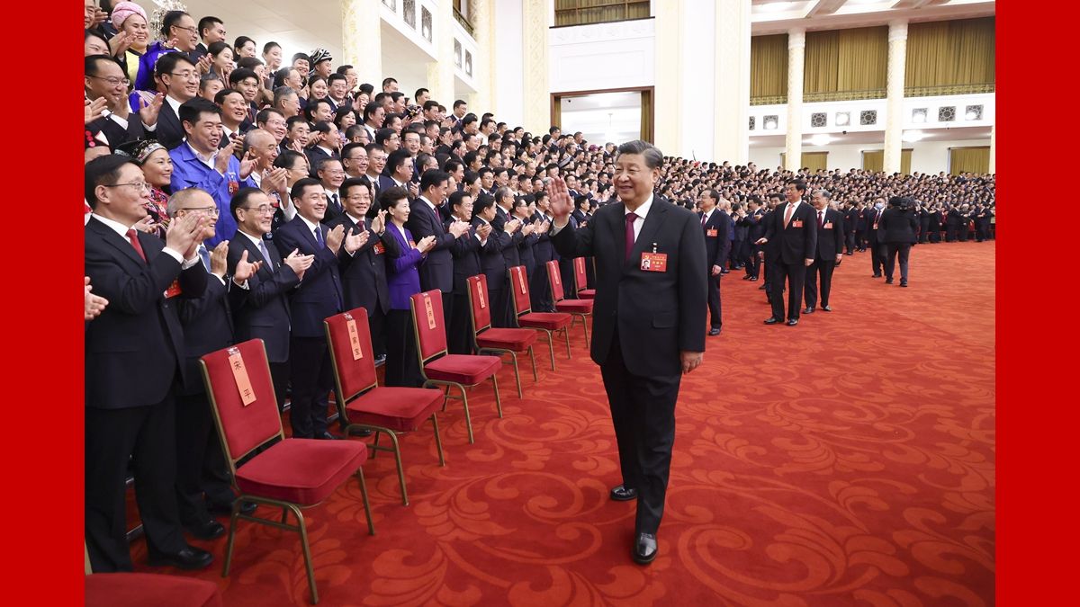 習近平等領(lǐng)導同志親切會見出席黨的二十大代表、特邀代表和列席人員